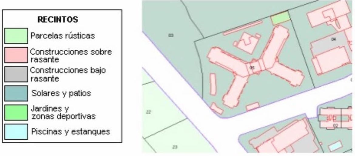 Plano catastral con l&iacute;mites de parcela